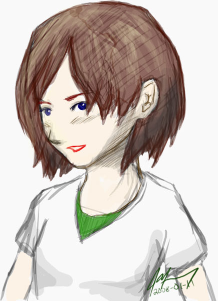 Testing out my new tablet.  Mmmmm, I'll be sketching and experimenting for a bit with it.